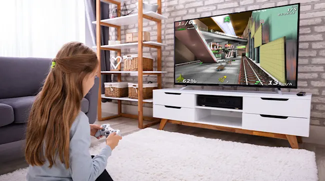 Stap 1: haal je favoriete console en beeldscherm in huis