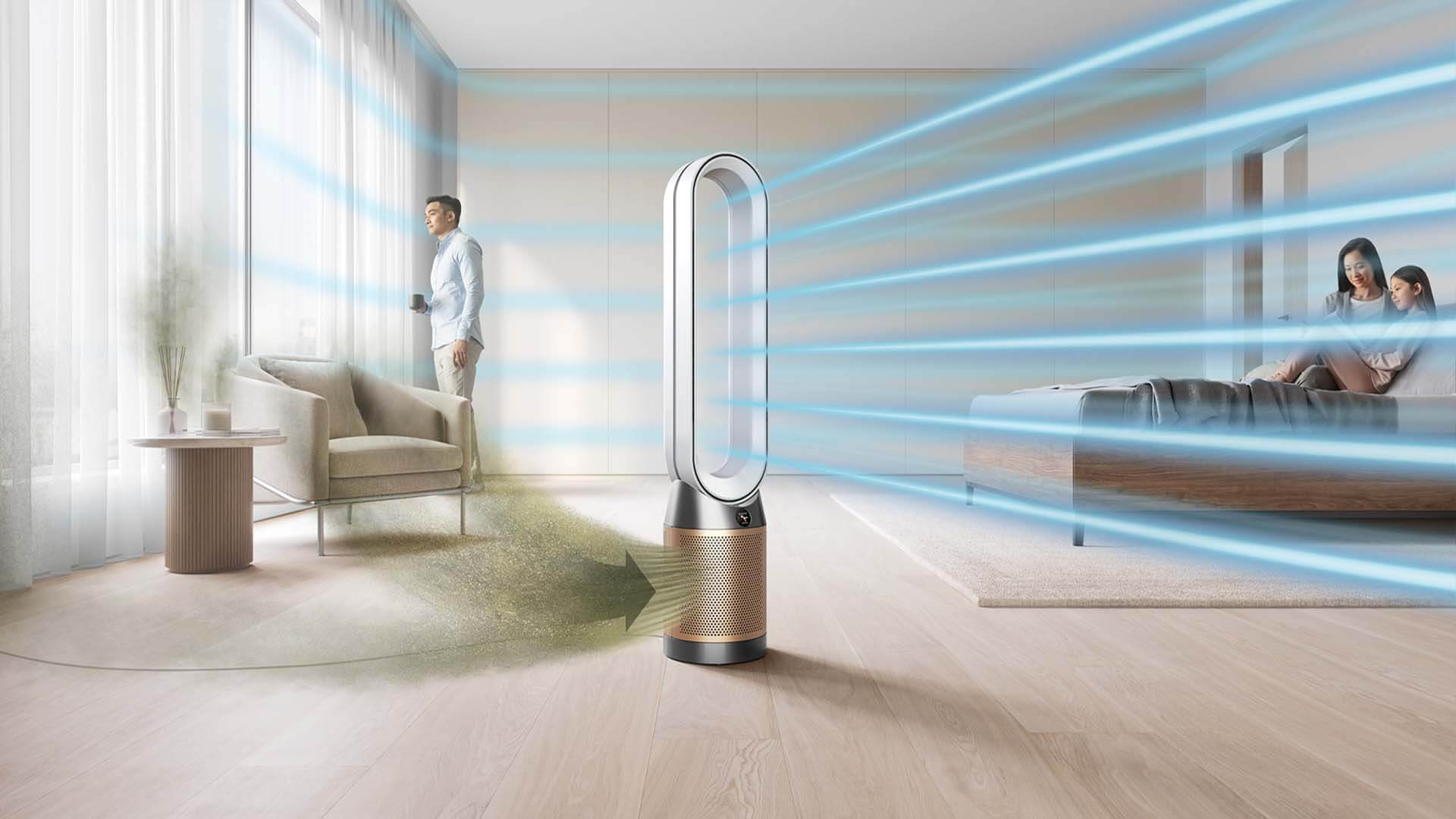 Onze nieuwste luchtreiniger detecteert en vernietigt formaldehyde, continu