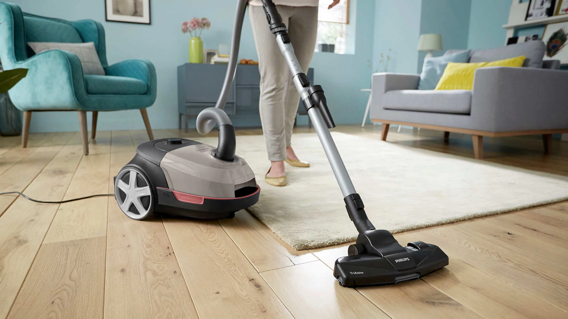 PHILIPS XD5122/10 Stofzuiger met zak Beige