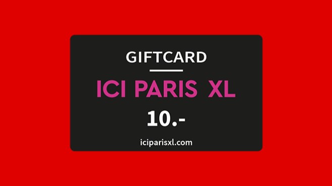 Ici paris XL € 10 giftcard