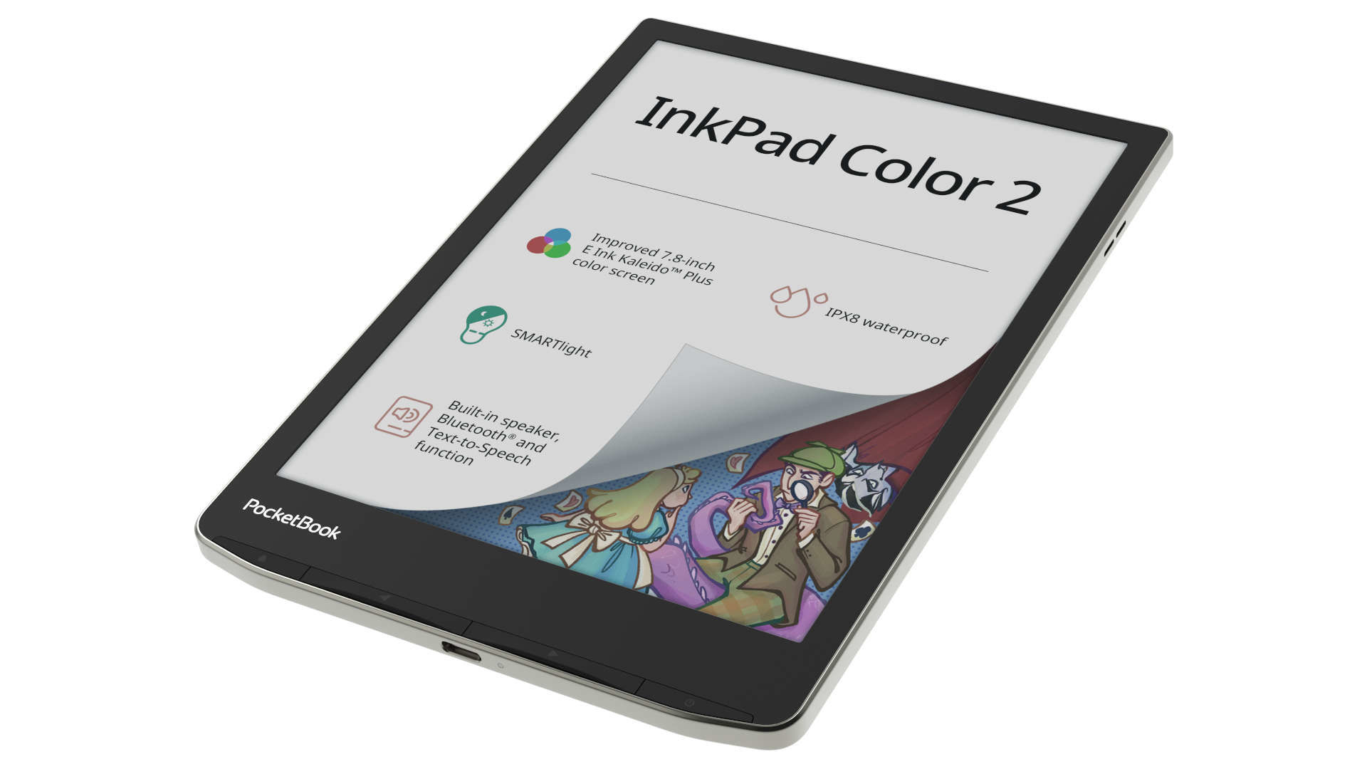 POCKETBOOK InkPad Color 2 Zilver