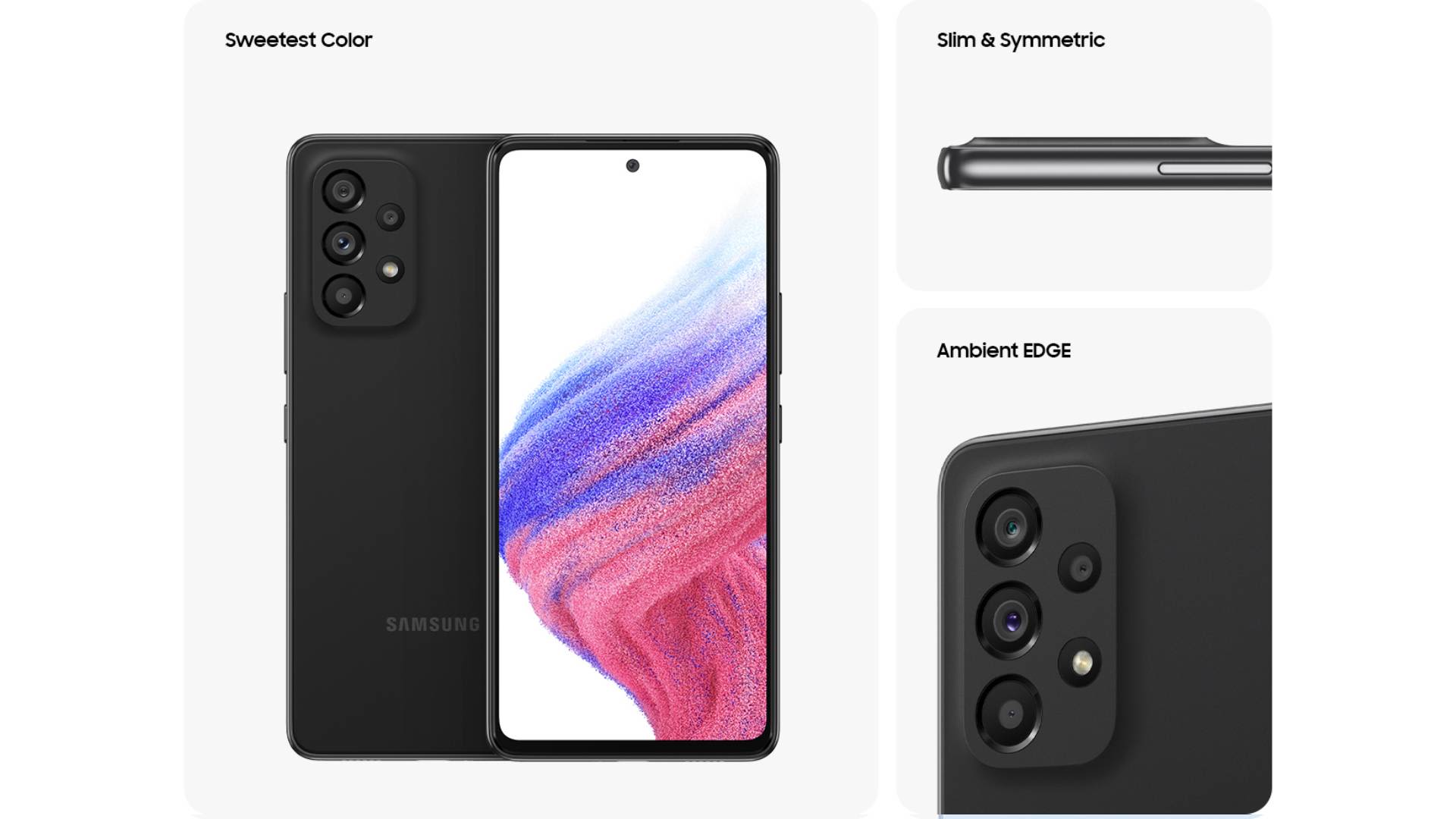 1721402 GALAXY A53 5G 256GB ZWART