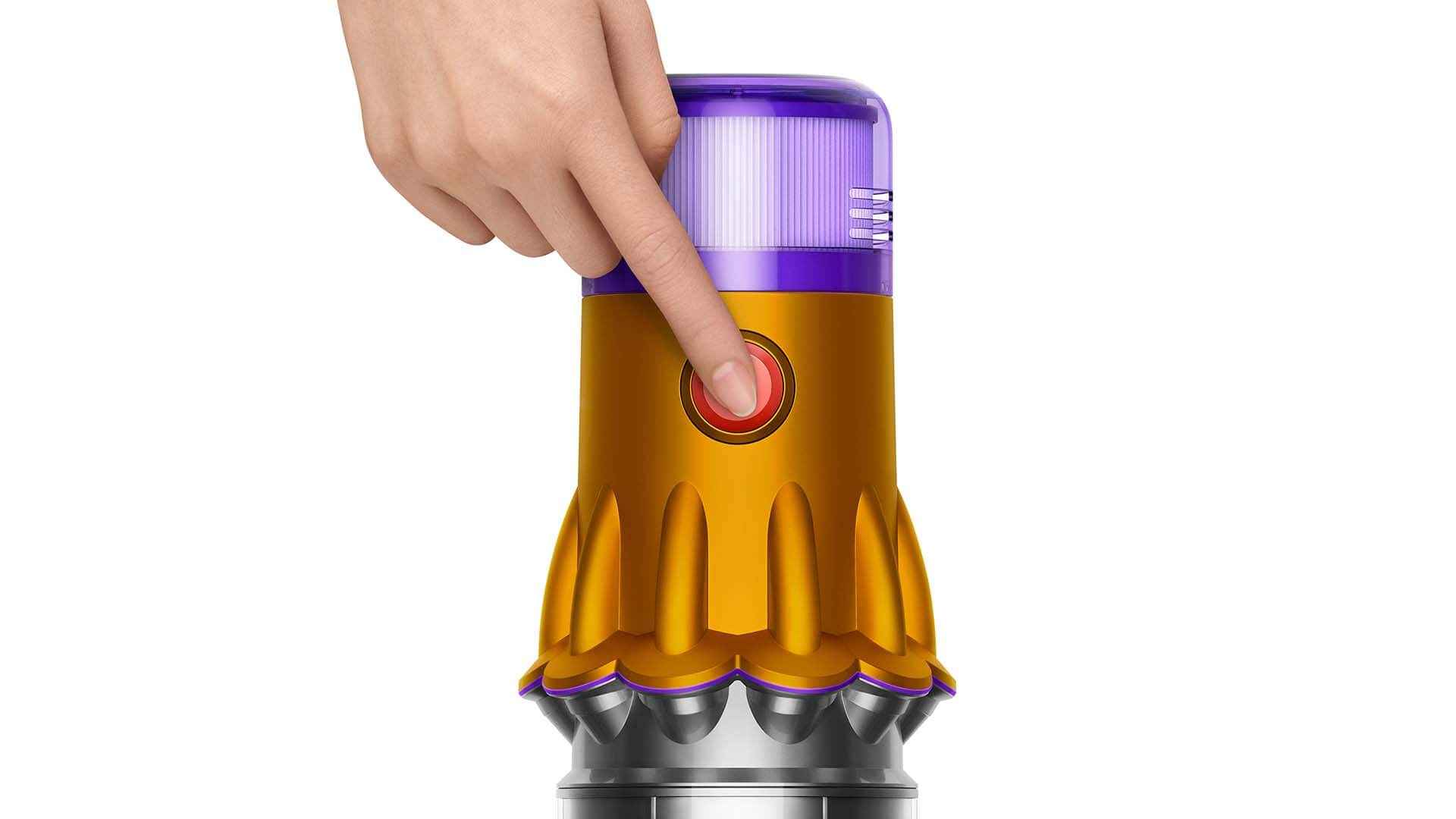 Één knop voor zuigkrachtregeling