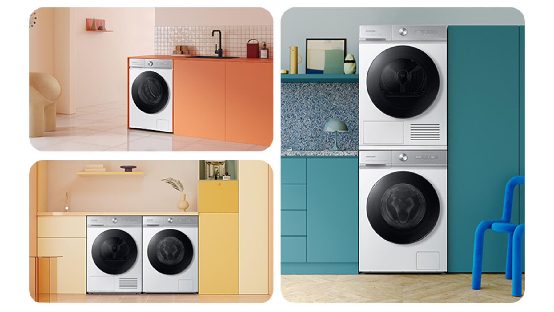 Samsung Bespoke AI Wash 7000-serie WW11BB744AGBS2