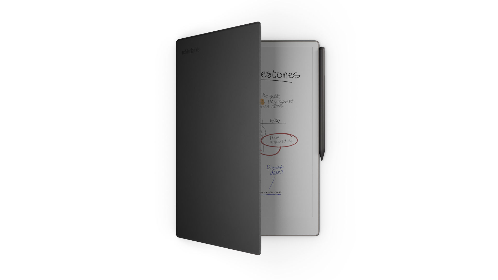 REMARKABLE Paper Pro + Marker Plus + Book Folio Pro Leather Black