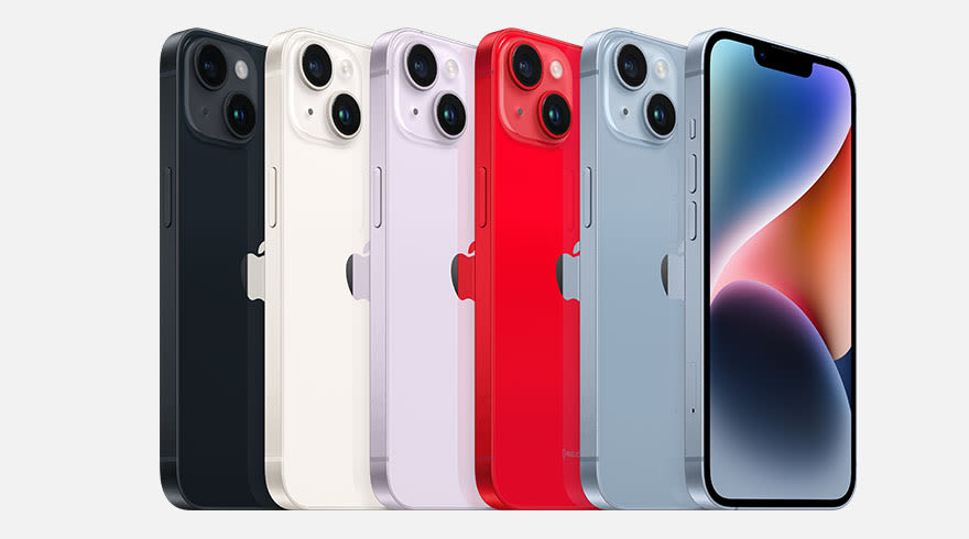 iPhone 14: dit zijn de 5 kleuren