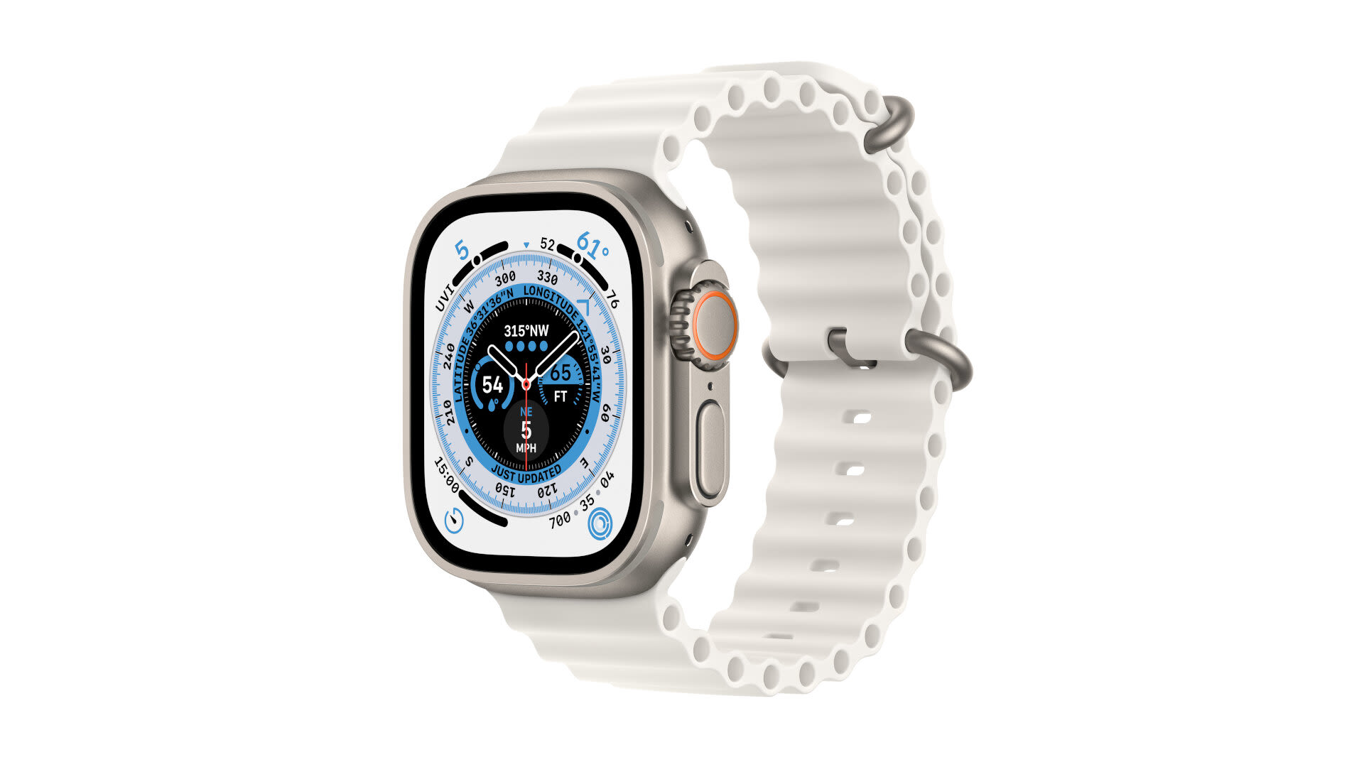 1738572 WATCH ULTRA GPSCEL 49MM WHITE