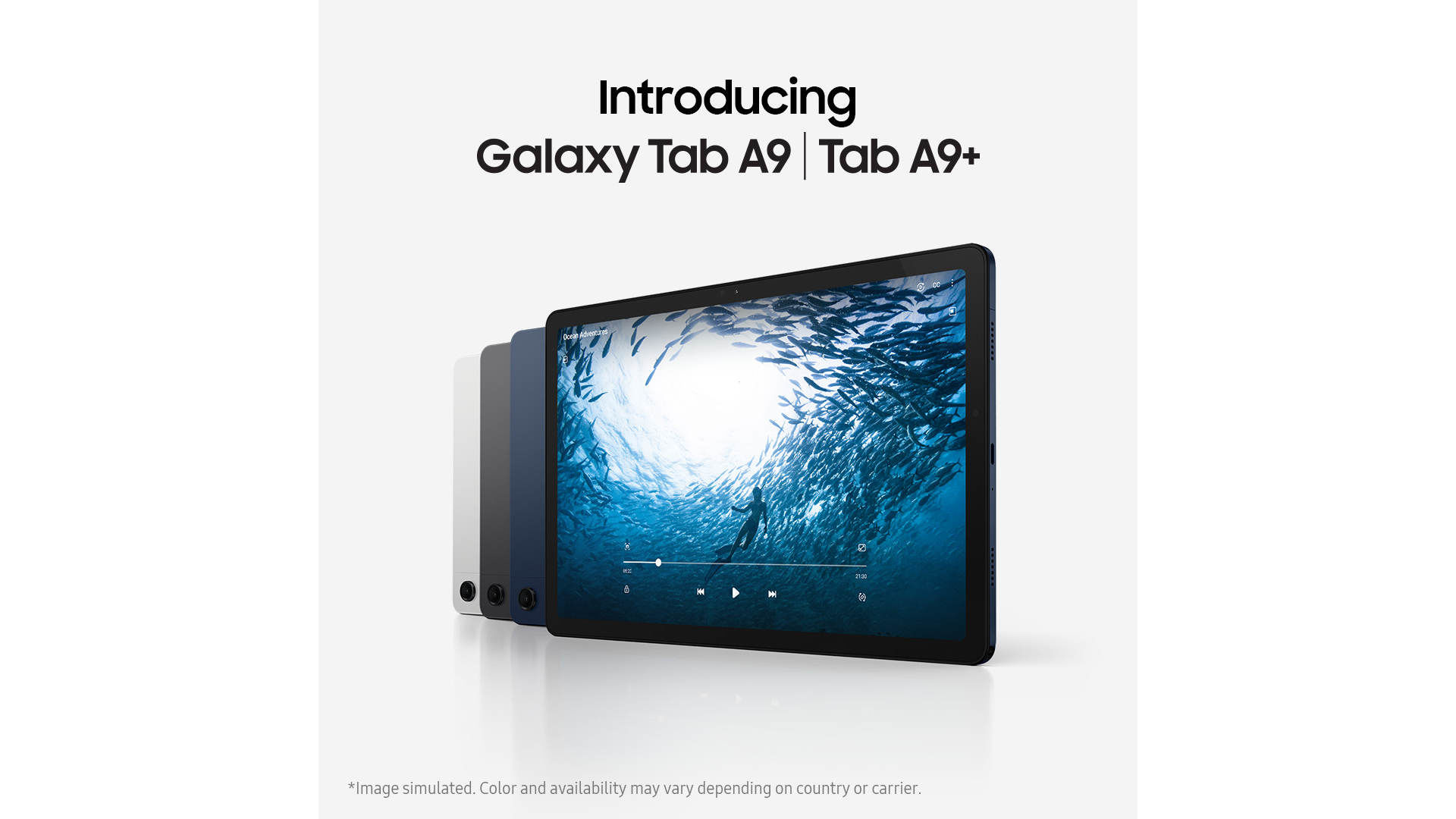 SAMSUNG Galaxy Tab A9 | 8.7 inch | 128 GB - Donkerblauw - Wifi