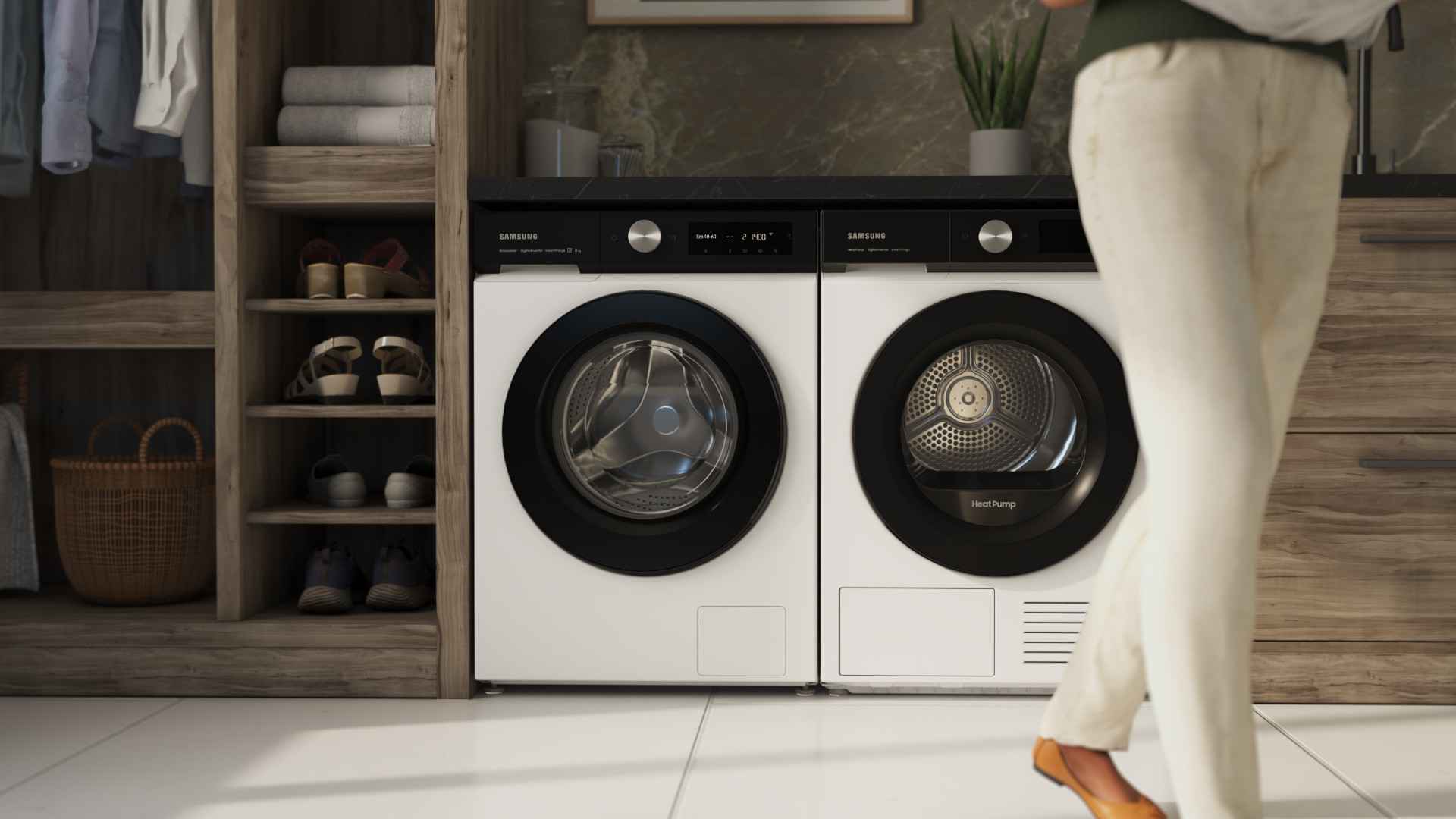 SAMSUNG Bespoke Autodose 5000-serie WW11BB534AAES2