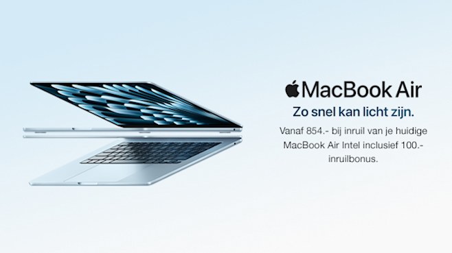 100 euros inruilbonus op jouw Apple MacBook 