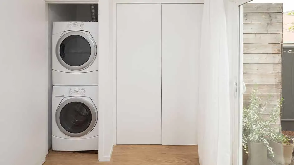 Tip 3: zorg dat de wasmachine waterpas staat