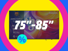 Grote tv's: 75"-85"