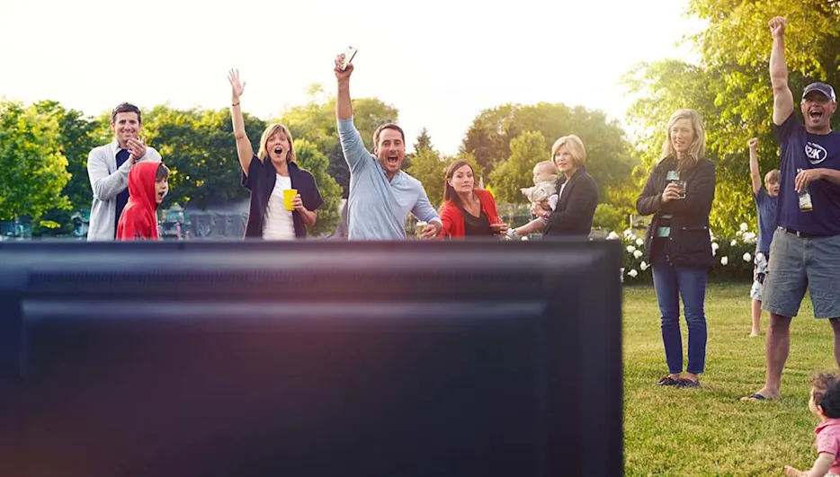 Hoe kun je buiten tv-kijken?