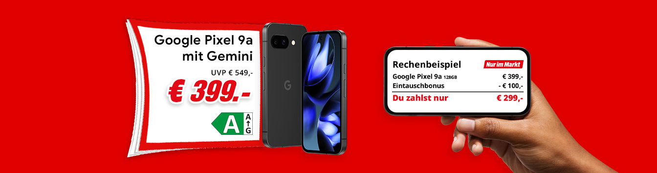 Pixel 9a um 399€ – Mit Eintauschbonus um weitere 100€ reduziert kaufen