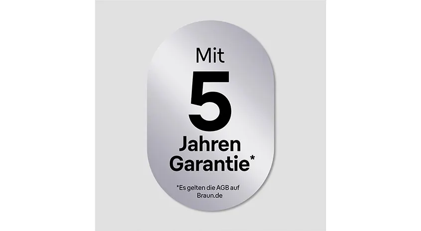 5 Jahre Garantie