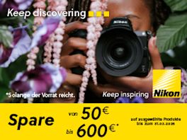 Nikon Systemkameras kaufen & bis zu €600,- sparen