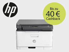Bis zu 40€ Cashback auf ausgewählte HP Laserdrucker sichern