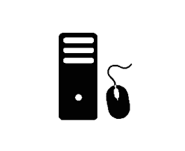 Iconbild von einem Rechner und einer Computermaus
