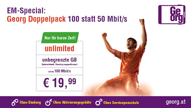 Georg Internet Unlimited Aufladen