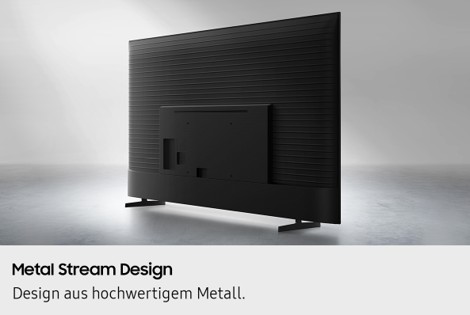 un televizor cu ecran plat văzut în diagonală din spate