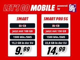 6 Monate gratis Georg Handy-Tarif - Exklusiv im Markt & auf georg.at