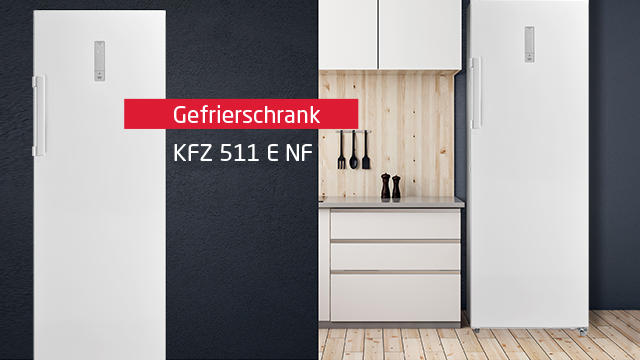 Gefrierschrank in Weiß mit 15kg Gefrierkapazität