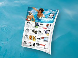 3D-Ansicht des MediaMarkt Gutscheinhefts