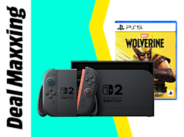 Produktbild einer Nintendo Switch 2 Konsole und eines Games