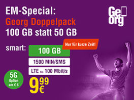 Product image of category Georg Doppelpack 100 GB statt 50 GB