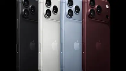 Die iPhone 18-Pro-Reihe in den Farben Black, Silver, Glacier und Burgundy.
