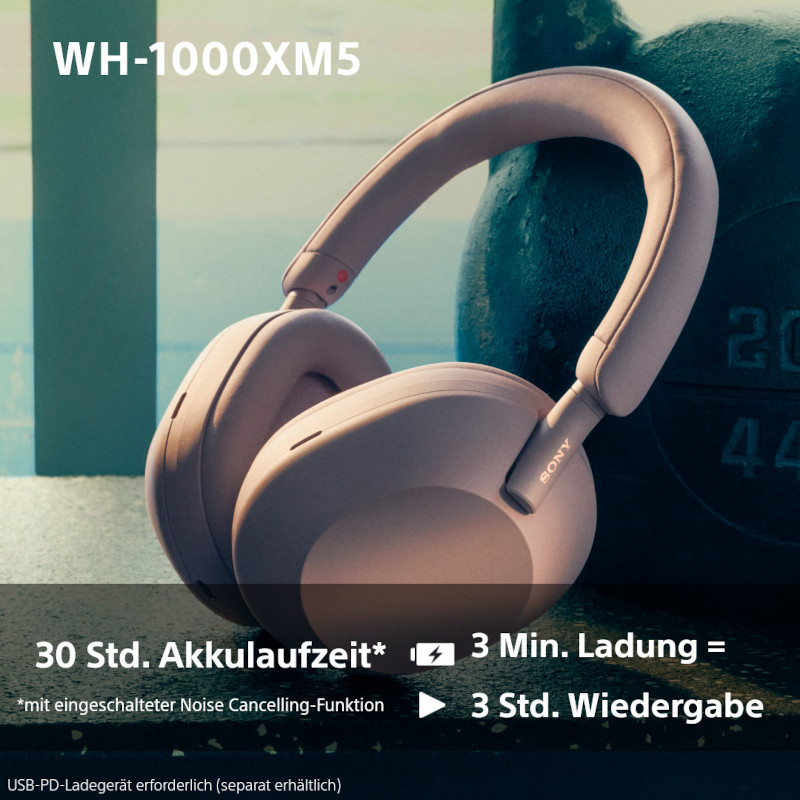SONY WH-1000XM5 Kabelloser Premium-Over-Ear-Kopfhörer mit Noise