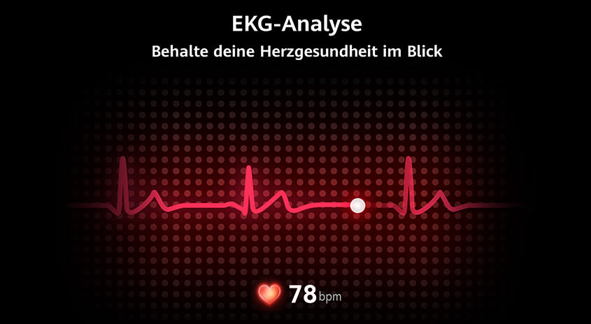 EKG-Analyse. Behalte deine Herzgesundheit im Blick.