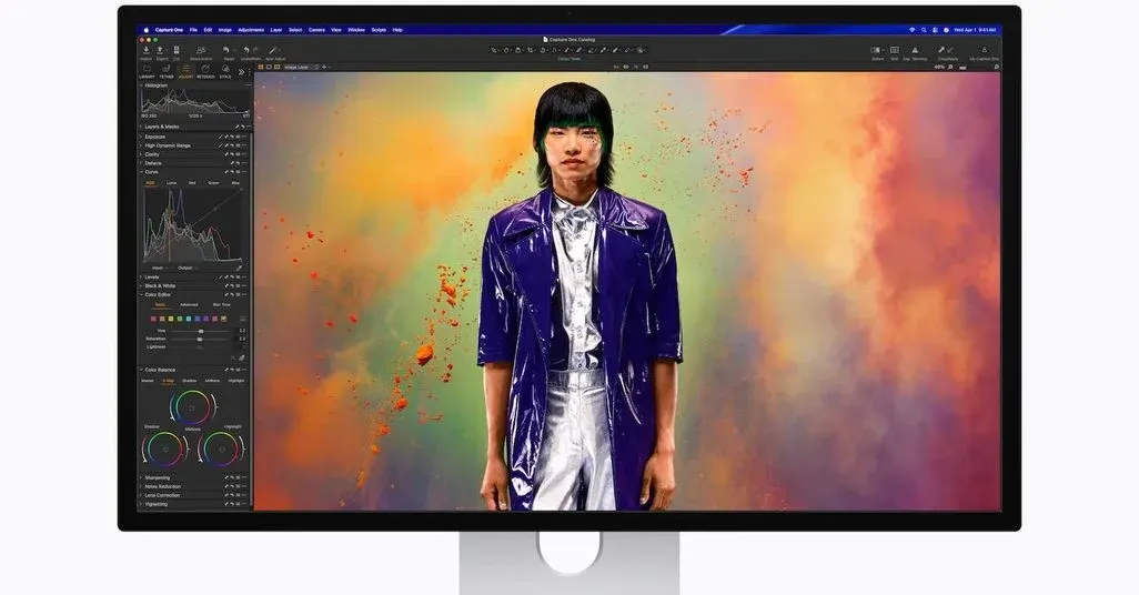 Das Studio Display XDR bietet die Adobe RGB Farbräume sowie die großen  P3. 