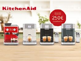 KitchenAid: bis 250€ Cashback auf Maschinen der Espresso-Kollektion