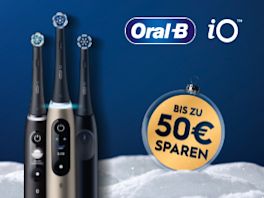 Sichere dir deine elektrische Oral-B iO Zahnbürste und spare bis zu 50 Euro. 
