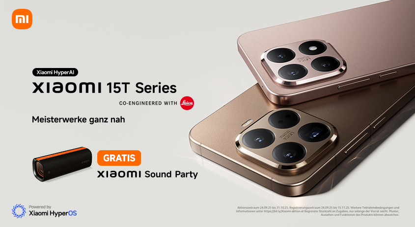 Xiaomi 15T Smartphones - Xiaomi Sound Party dazu nach Registrierung