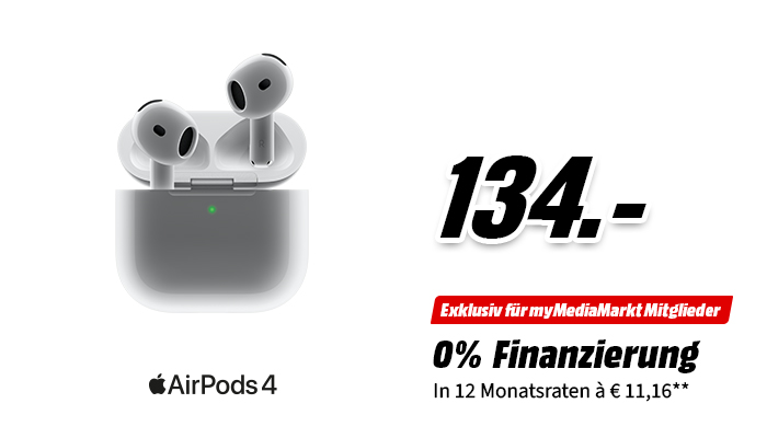 AirPods 4, Preis 134 Euro