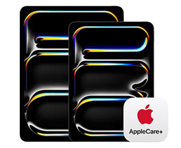 iPad mit AppleCare+ Logo