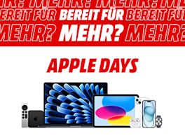 Apple Days mit back to school Angeboten