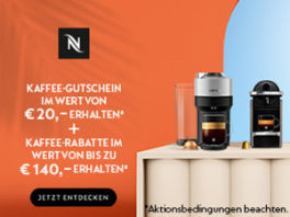 Product image of category Große Nespresso Aktion für unvergessliche Kaffeemomente 