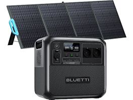 Powerstation mit Solarpanelen