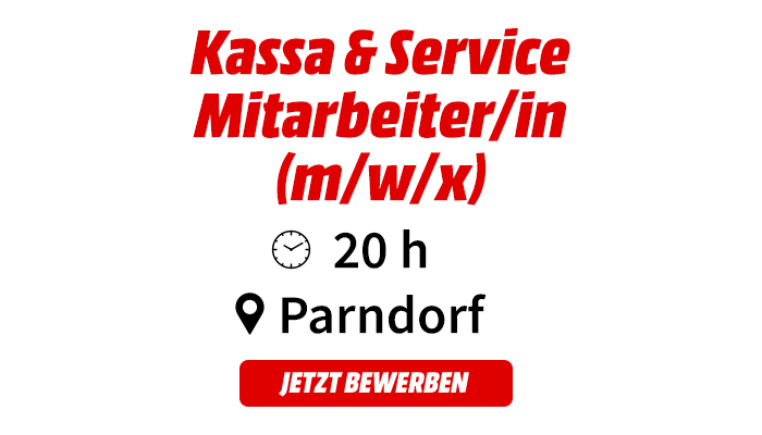 Jobausschreibung für: Kassa & Service MitarbeiterIn (m/w/x) - 20h - Parndorf