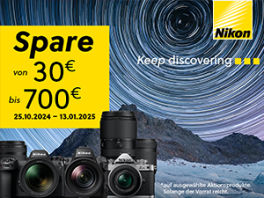 Product image of category Jetzt bis zu € 700,- Nikon Sofortrabatt sichern! 