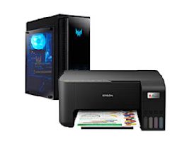Monitore, Drucker & Desktop PCs