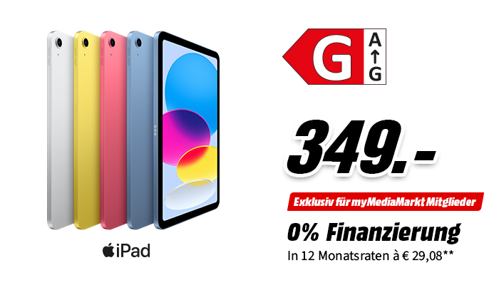 iPad, Preis 349 Euro