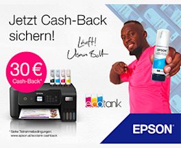 Product image of category Epson EcoTank Cash-Back – Jetzt Geld zurückholen
