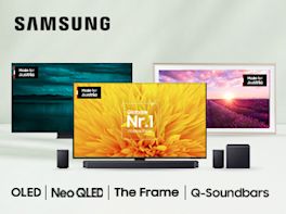 Letzte Chance auf Premium TVs & Soundbars von Samsung