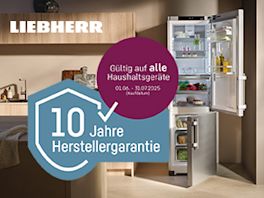 Liebherr Haushaltsgeräte – 10 Jahre Herstellergarantie sichern