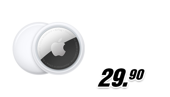 Apple AirTag (Tracker); Preis 29,90 €.