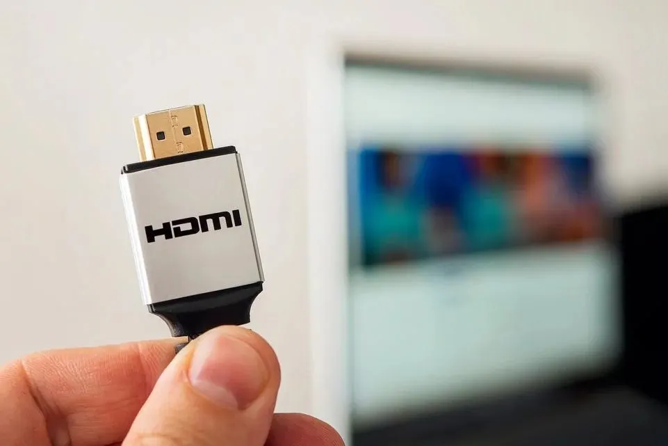 Nahaufnahme eines HDMI-Steckers